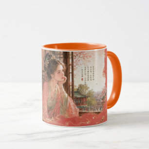 Taza Elegancia de la flor de la dinastía Song.