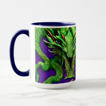 Taza Elegancia Dragón Esmeralda