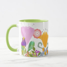 Taza Elegancia floreciente