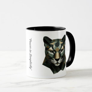 Taza "Elegancia geométrica salvaje"