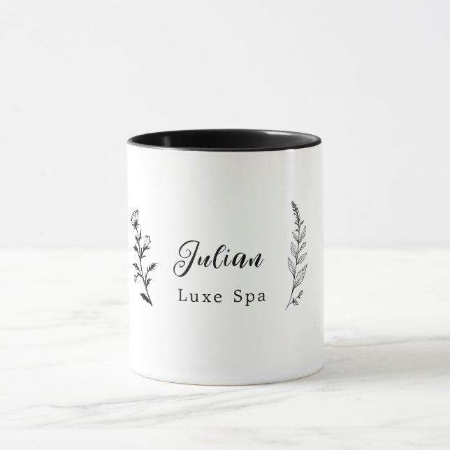 Taza Elegancia Mug Spa Personalizado (Centro)