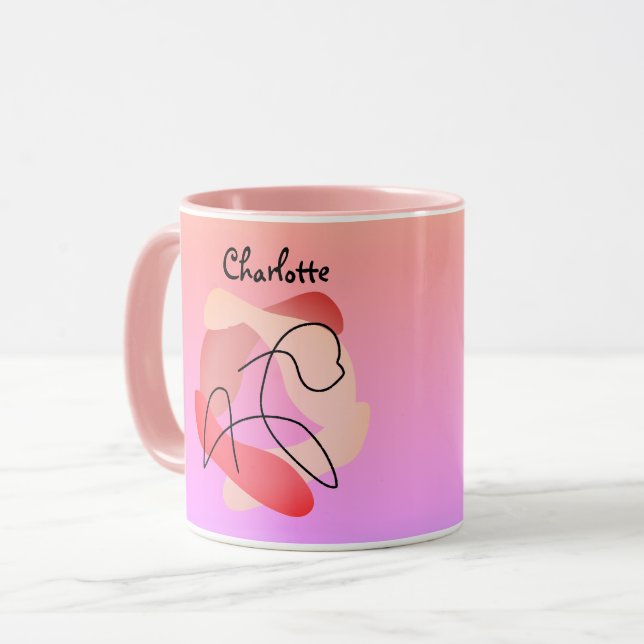 Taza Elegancia personalizada y esencia de un caballo li (Anverso izquierdo)