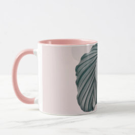 Taza Elegancia tropical en Pastel