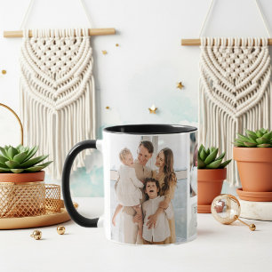 Taza Elegant customized family collage mug