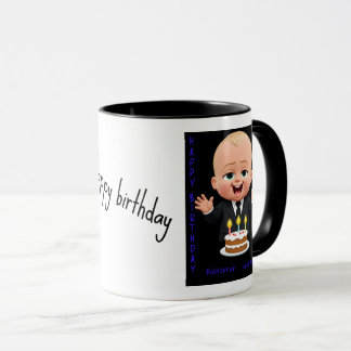 Taza Elegant "Happy Birthday" coffee mug