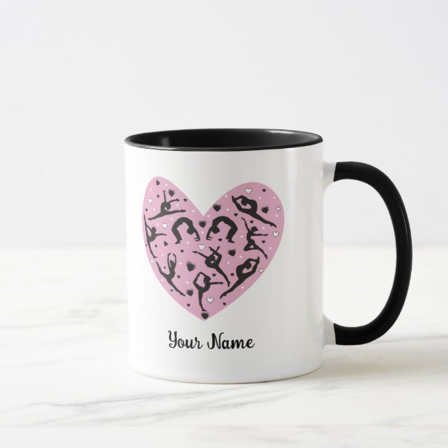 Taza Elegant Rhythmic Gymnastics Personalized Mug (Derecha)