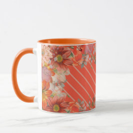 Taza Elegant rustic floral