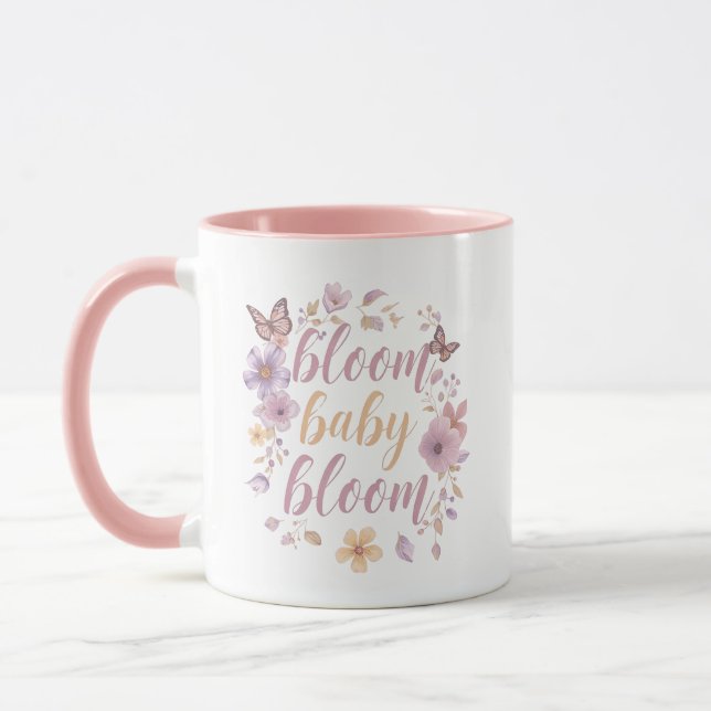 Taza Elegant Watercolor Floral (Izquierda)