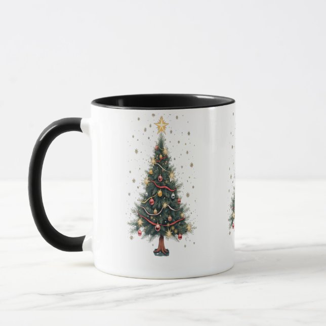 Taza Elegante árbol de Navidad (Izquierda)