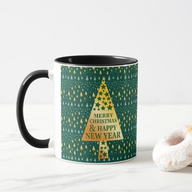 Taza Elegante árbol de Navidad (Con donut)