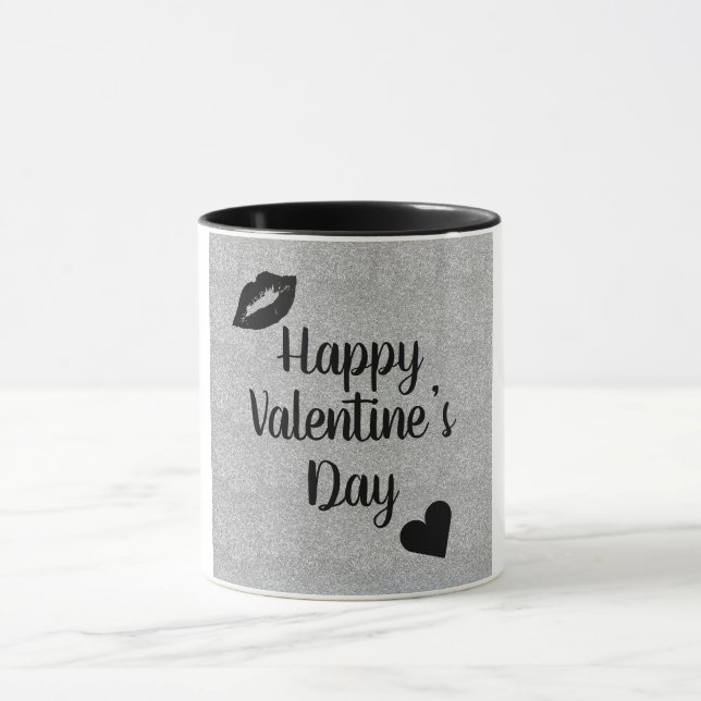 Taza Elegante bonito San Valentín (Centro)