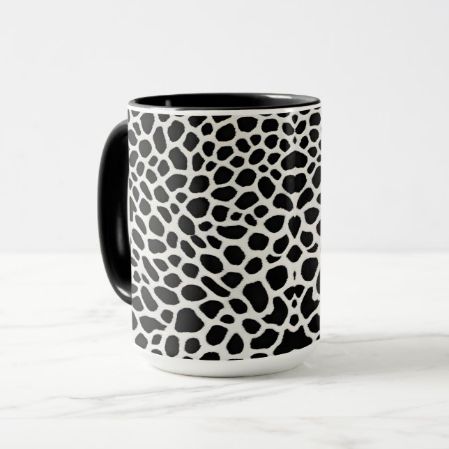 Taza Elegante Colección Popular de Lujo de Leopardo Bla (Anverso izquierdo)