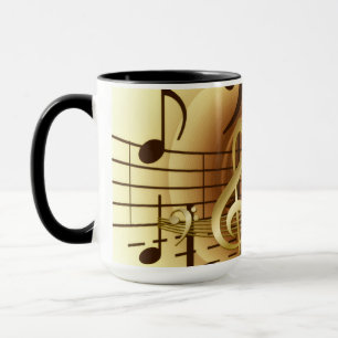 Taza Elegante compositor musical