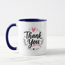 Taza Elegante de Agradecimiento | Hermoso Regalo d