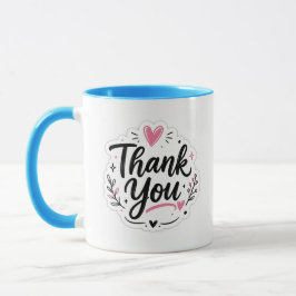 Taza Elegante de Agradecimiento | Hermoso Regalo d