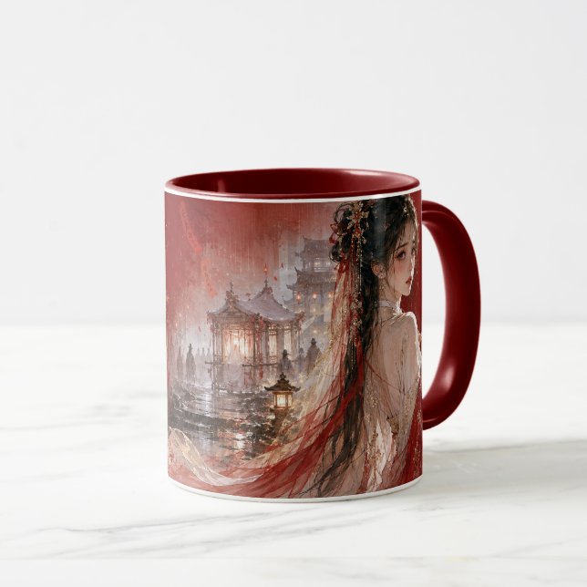 Taza elegante de fantasía Bridalcore (Anverso derecho)