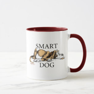 Taza elegante del perro