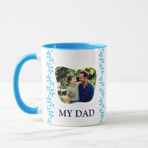 Taza Elegante Día del Padre Hiedra Esmeralda 