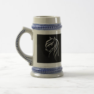 Taza elegante dibujada mano elegante de Stein del
