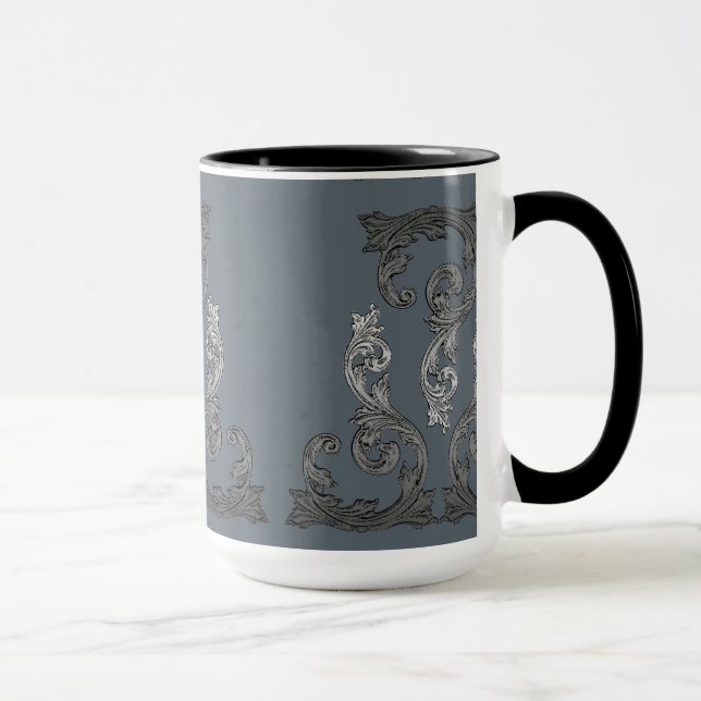 Taza Elegante diseño de Gótico Ornate (Derecha)