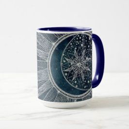 Taza Elegante dorado dorado dorado dorado Mandala diseñ