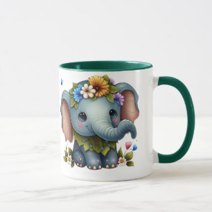 Taza Elegante Elephant Design Cup