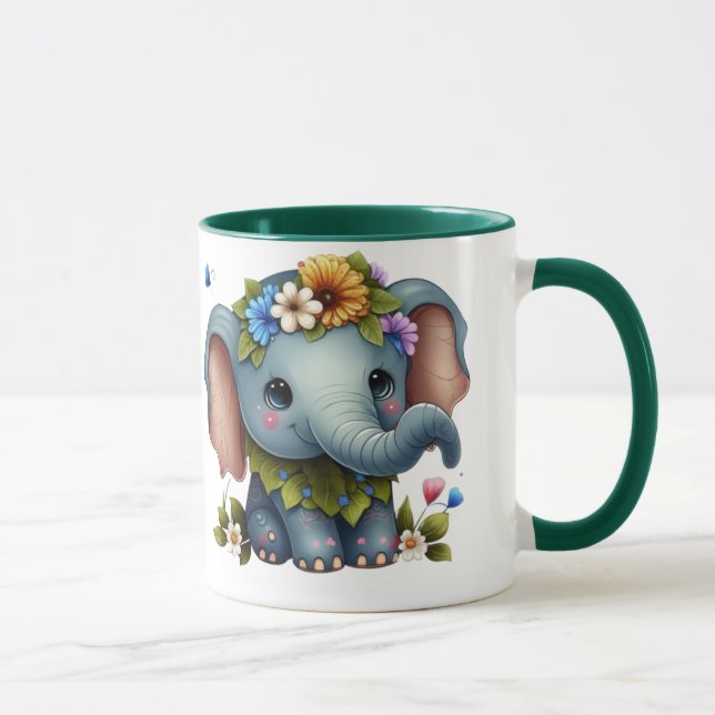 Taza Elegante Elephant Design Cup (Derecha)