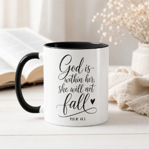 Taza Elegante Escritura Cristiana
