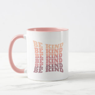 Taza Elegante escritura moderna Sé amable amabilidad
