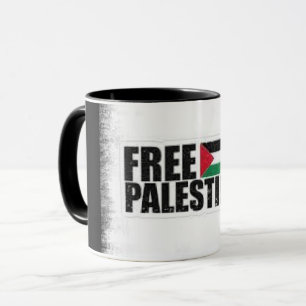 Taza Elegante estilo vintage con eslogan puño y palesti
