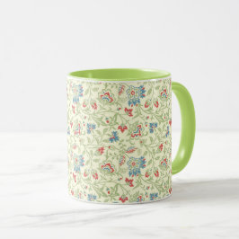 Taza Elegante floral renacentista William Morris