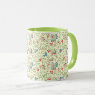 Taza Elegante floral renacentista William Morris