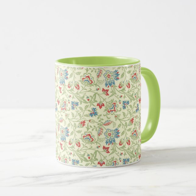 Taza Elegante floral renacentista William Morris (Anverso derecho)