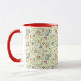 Taza Elegante floral renacentista William Morris