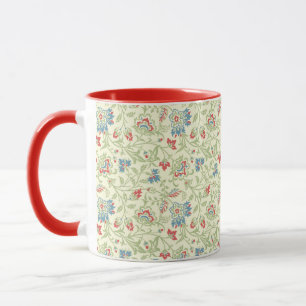Taza Elegante floral renacentista William Morris