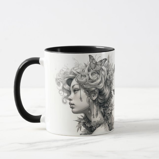 Taza Elegante foto Personalizado moderna y personalizad (Izquierda)