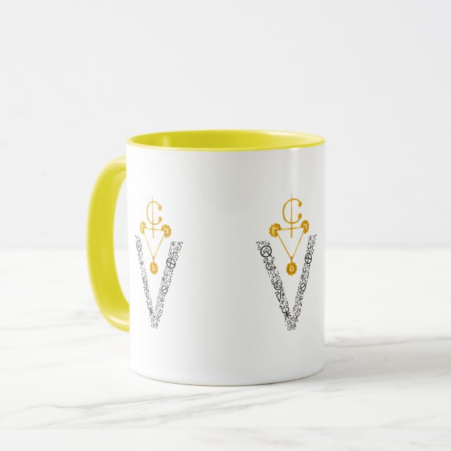 Taza Elegante Gold Amazigh Signe (Anverso izquierdo)