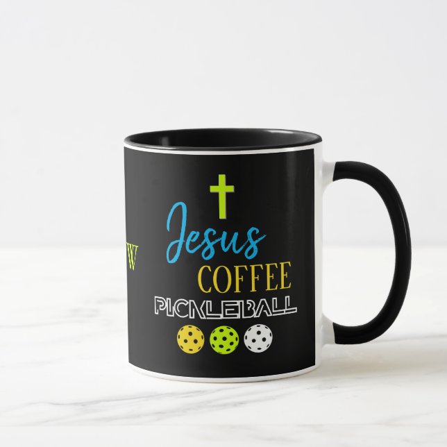 Taza Elegante JESUS Coffee Pickleball (Derecha)