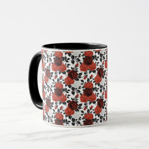 Taza Elegante Lindo Sofisticado Chic Romántico Floral