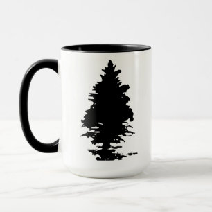 Taza Elegante Minimalismo Moderno Árbol ¡Vamos a hacer 