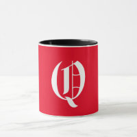 Elegante Monograma Q