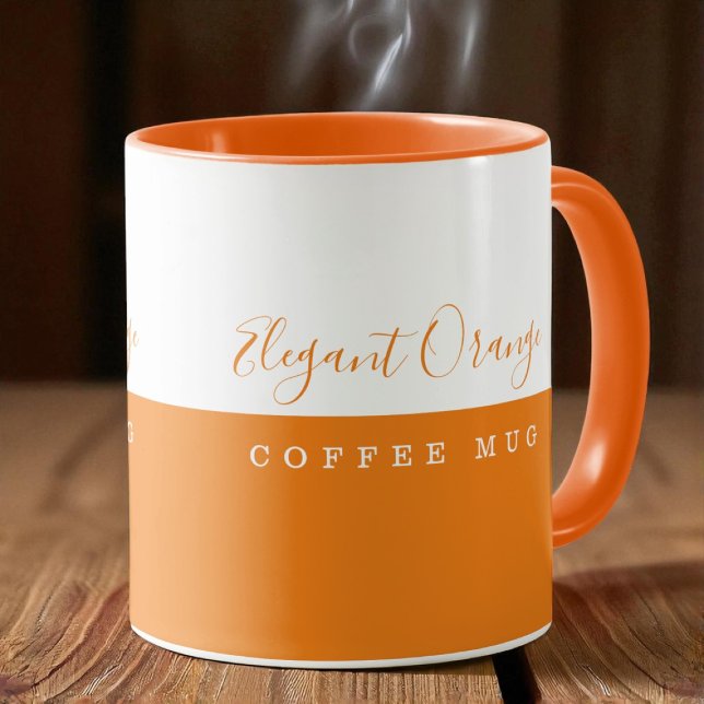 Taza Elegante Naranja Mug (Subido por el creador)