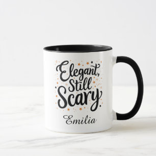Taza Elegante nombre aún atemorizante caligrafía de Hal