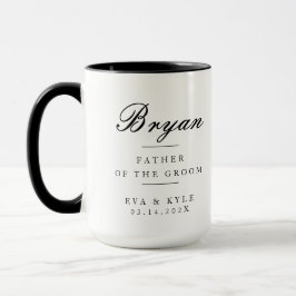 Taza Elegante padre del novio