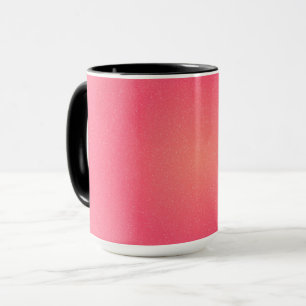 Taza Elegante paño degradado rosado con sutil espuma