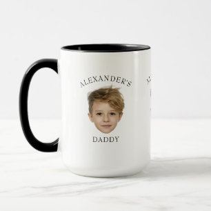 Taza Elegante Personalizado cara de foto de bebé crear