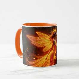 Taza Elegante pixie forestal linda princesa luminosa de