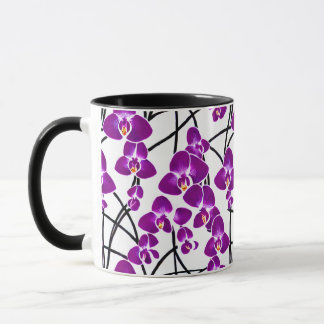 Taza Elegante Purple Orquídea Infusión Mug