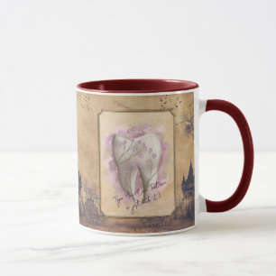 Taza Elegante regalo odontológico antiguo de moda