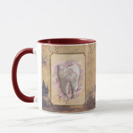 Taza Elegante regalo odontológico antiguo de moda